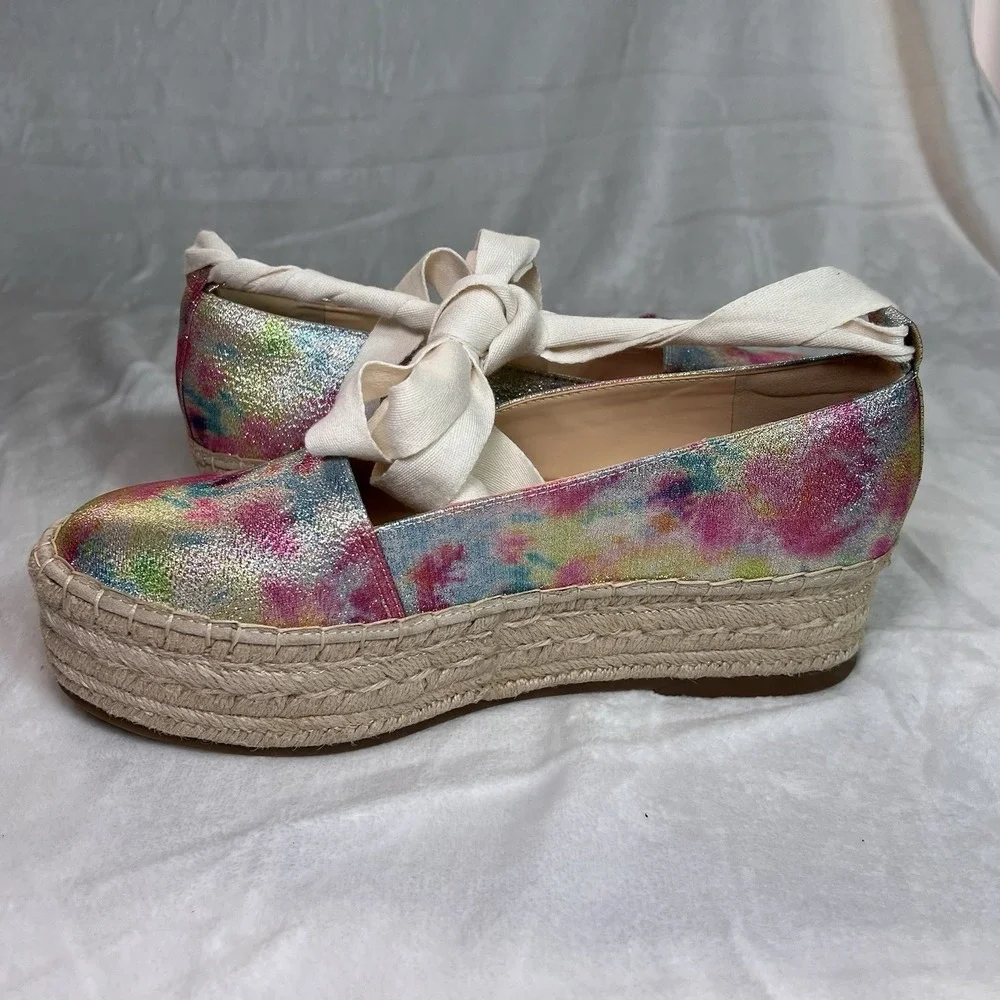 Jessica Simpson Cavien Espadrille Slip-On US Size 9.5 / EU 41 Multicolor Ankle
